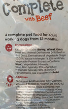 Load image into Gallery viewer, Webbox Worker Complete Beef Dog Food - Price Includes Delivery