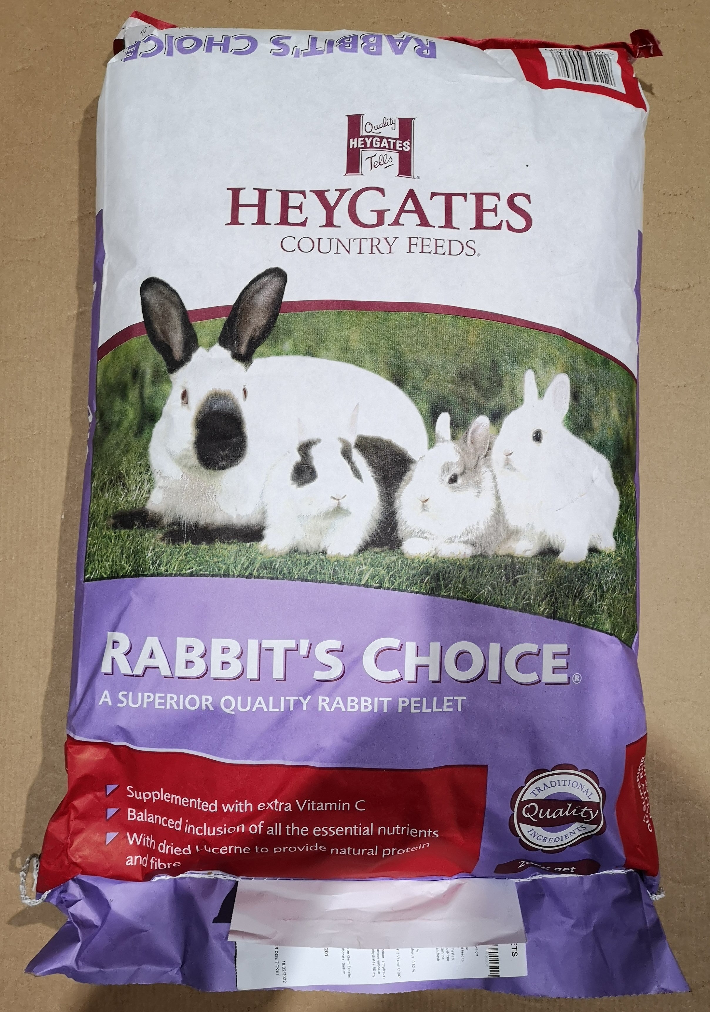 Rabbit food 20kg shop free delivery