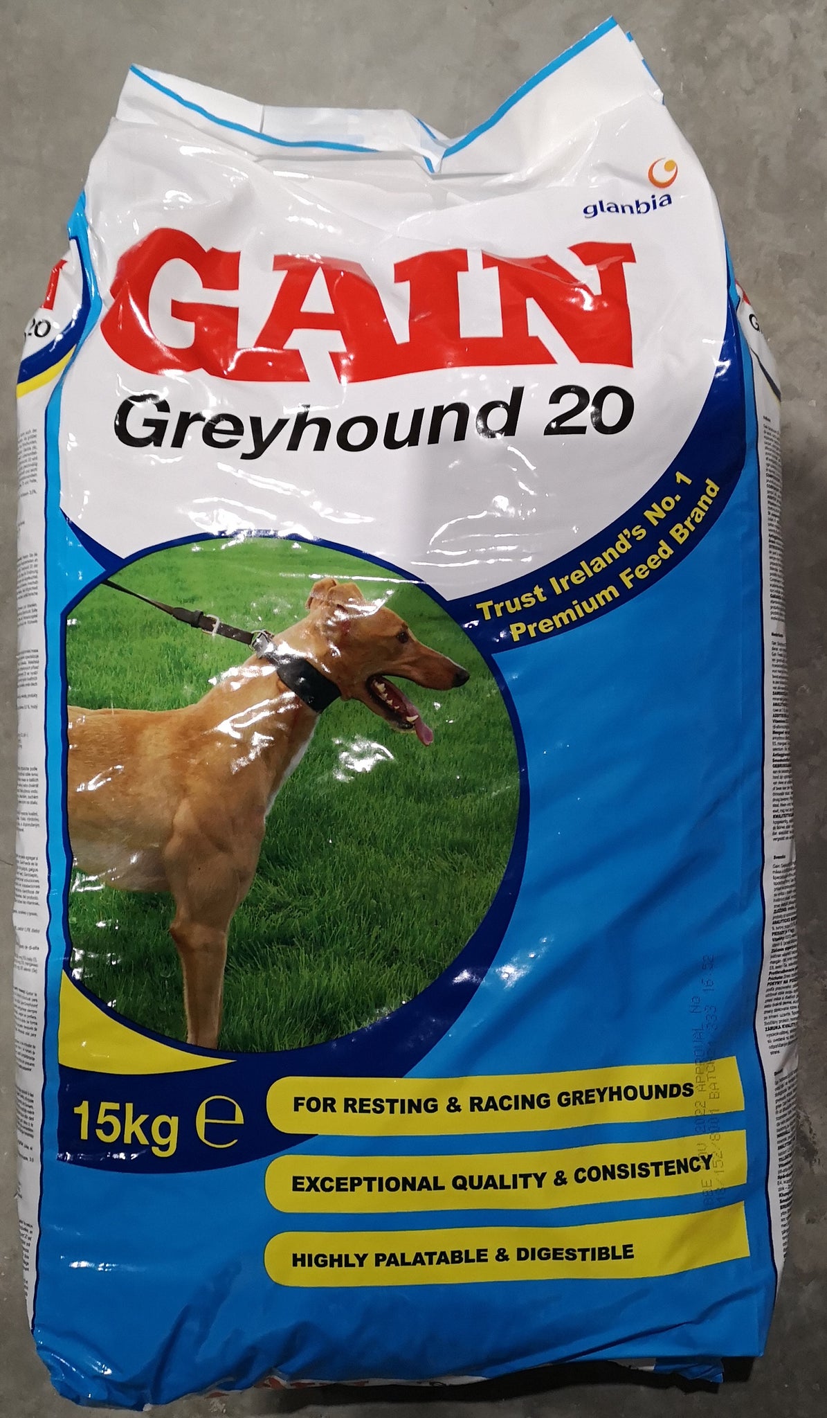 Animal Feeds Gain 28 Greyhound Dog Food Time (Gain) Greyhound 20